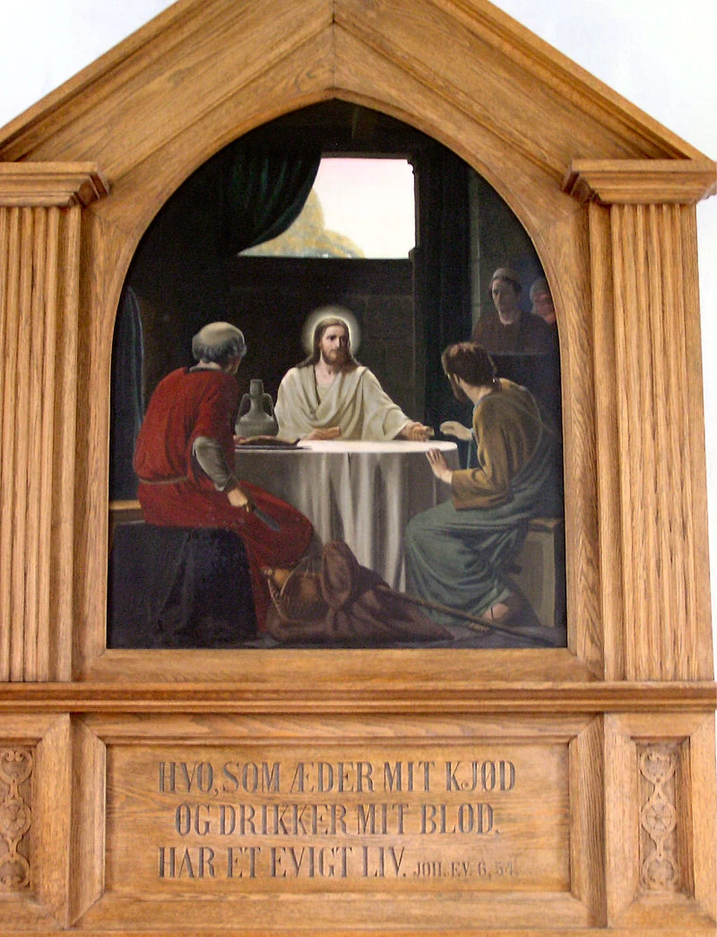 La cena di Emmaus - Chiesa di Ulsted, diocesi di Aalborg